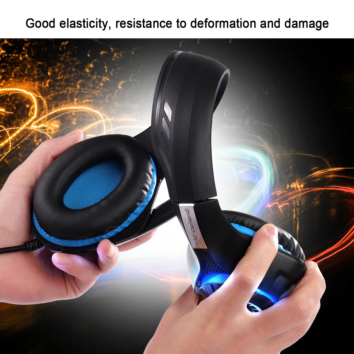 Beexcellent GM-1 PS4 Gaming Headphones Surround Stereo Wired PC Gamer Gaming Headset With Mic LED Lights For XBox One/Laptop