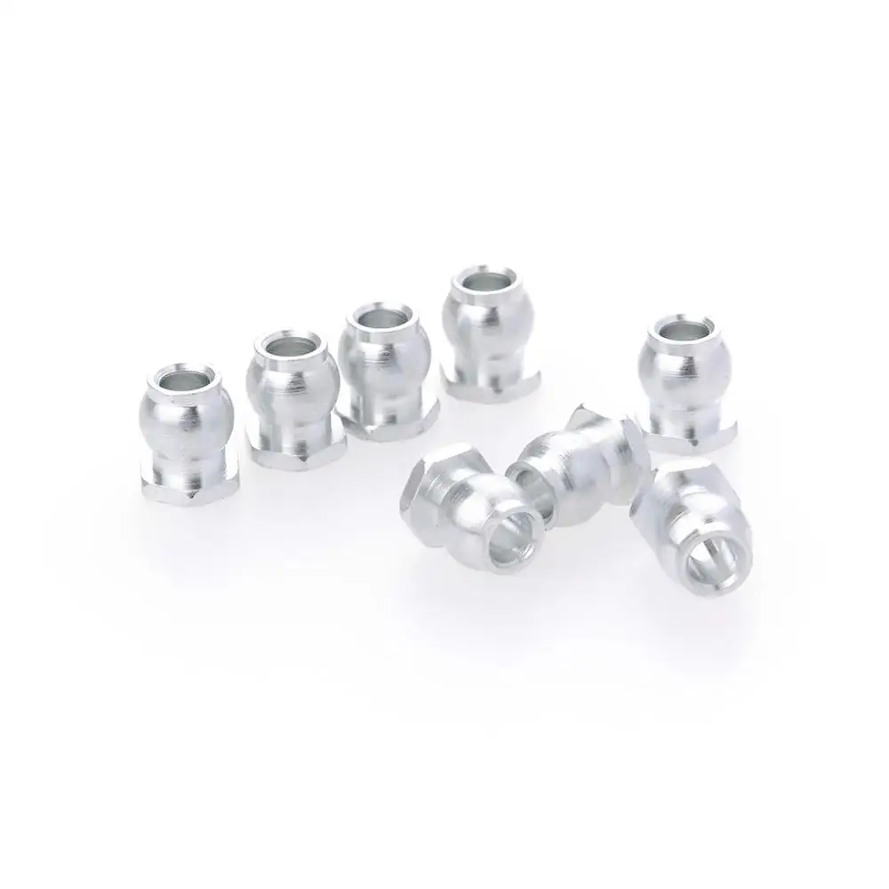 8Pcs Ball Head for Shock Absorbers Linkages for 1/10 1/8 AXIAL SCX10 II RC Car Truck Monster Shock Absorbers Linkages