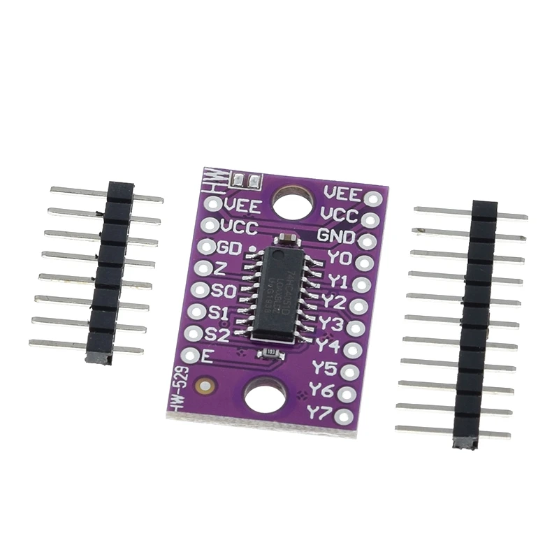 1/3/5 Stück 74HC4051 CD4051 Einzel-8-Kanal Digital Gesteuerter Elektronischer Schalter Multiplexer für Arduino – Detail 5