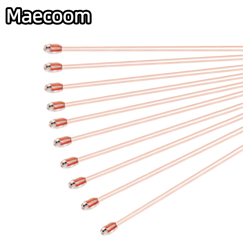 Impressora 3d 100k ohm ntc 3950 1% p, termístores 1.8mm, sensores de temperatura para impressora 3d, extremidade reprap, 10/peças