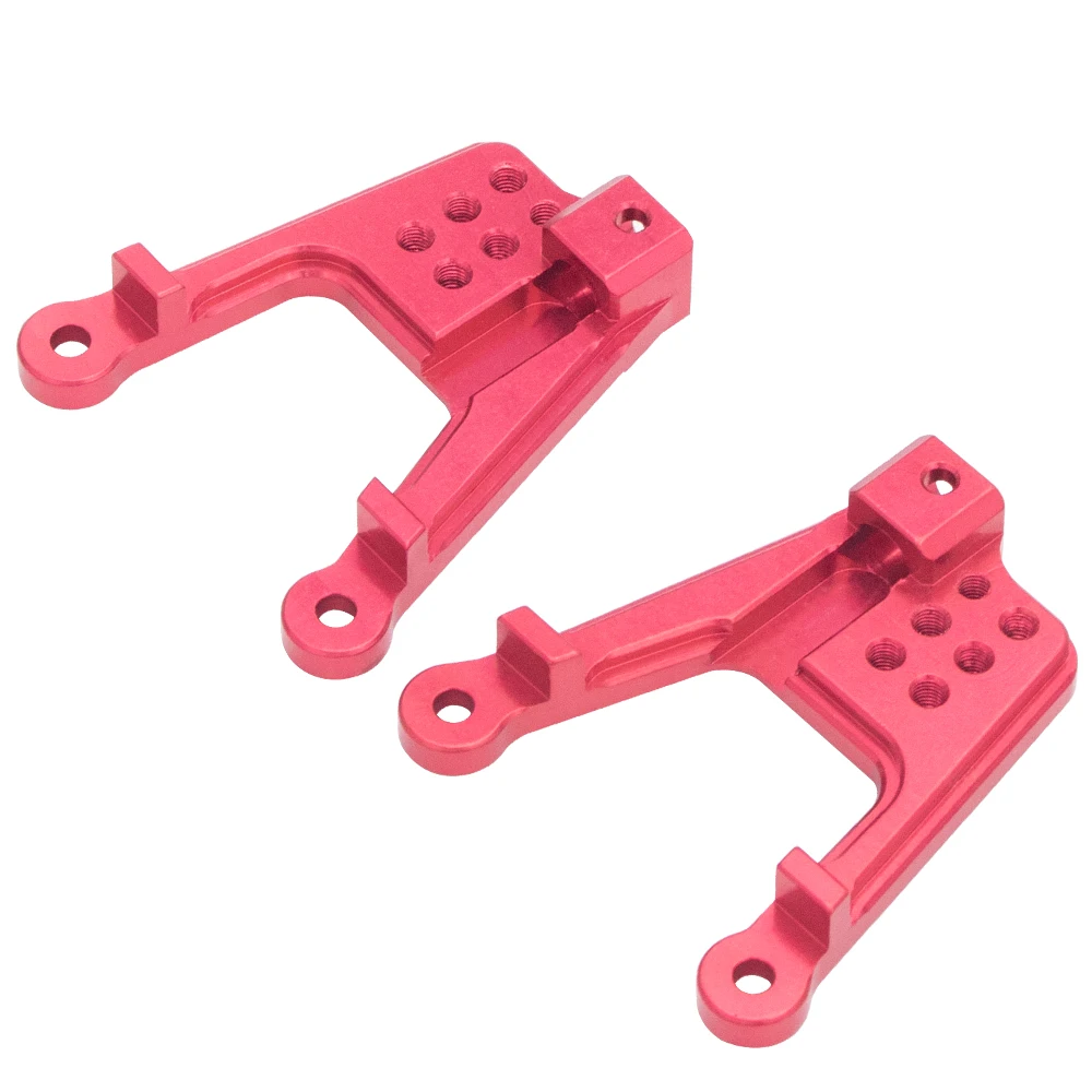 KYX Racing aluminiowy przedni tylny wspornik zawieszenia Shock Towers regulowane ulepszenia do 1/10 gąsienica RC oś samochodu SCX10 II 90046