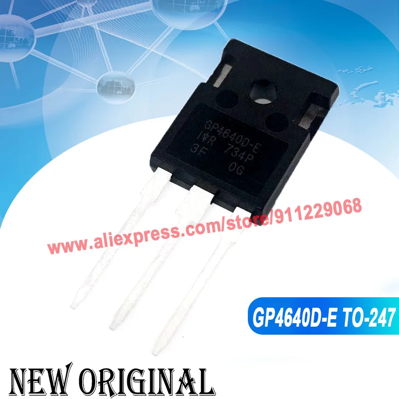 (5 Pieces) IRGP4640D-E GP4640D-E 600V 60A / IRFP260N 200V 50A / K08T120 IKW08N120T 1200V 8A / K40H603 IKW40N60H3 600V 40A TO-247