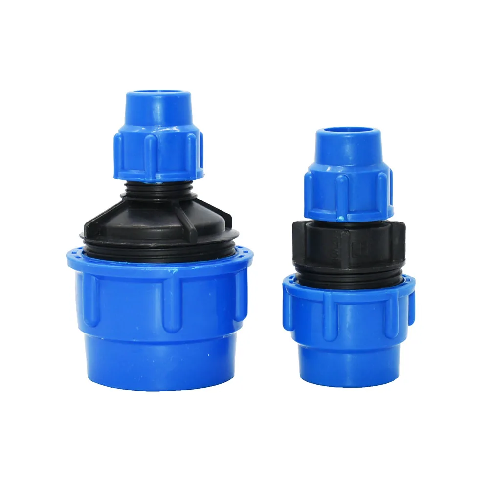 20/25/32/40/50/63mm PE Pipe Reducing Quick Connector Plastic Fast Joint Garden Irrigation Agricultural Pipe Adapter