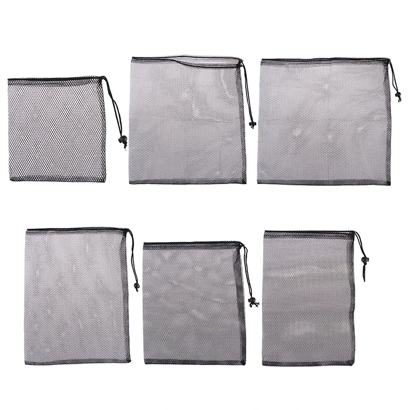 New 1Pcs Aquarium Filter Bag Fish Tank Mesh Bag Net Pond Bio Ball Active Carbon Isolation Storage