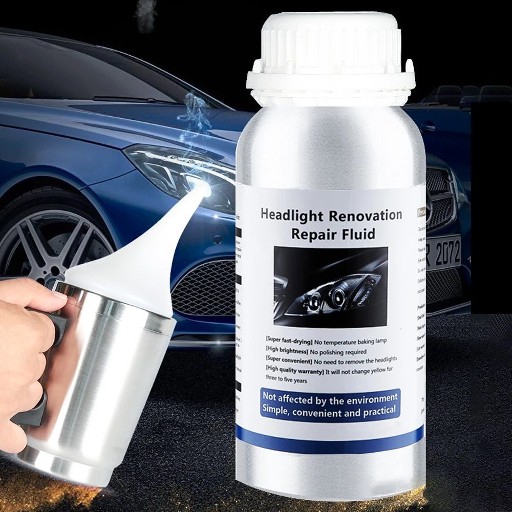 Headlight Restoration Kit Headlight Chemical Polishing Kit Polishing The Headlights Car Headlight Restoration Kit Liquid