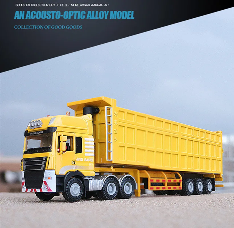 High quality 1:50 heavy duty truck alloy model,simulation metal die-casting engineering car,collection and gifts,free shippin