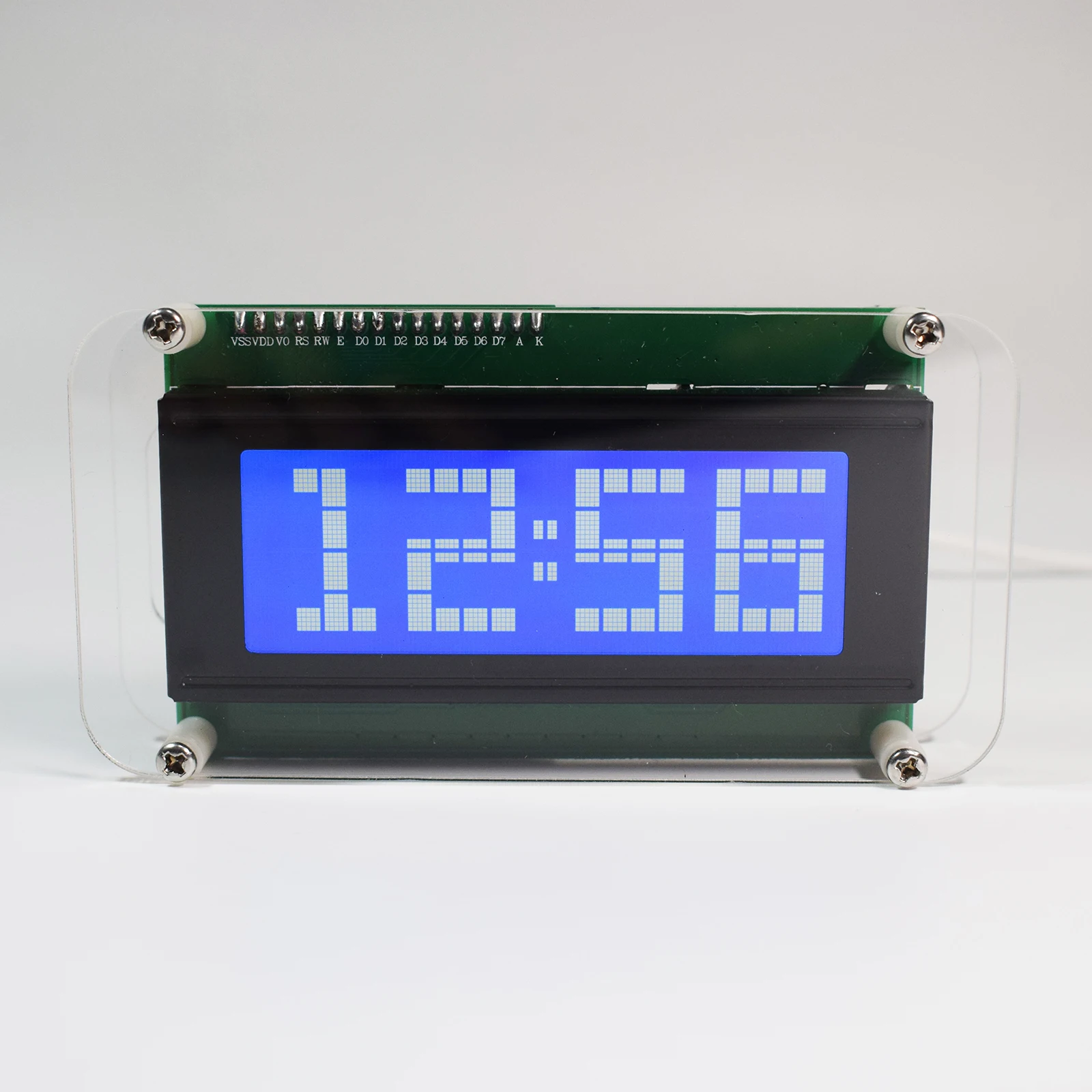 DIY LCD1602/2004 Music Spectrum Large Font DS3231 Electronic Clock Kit