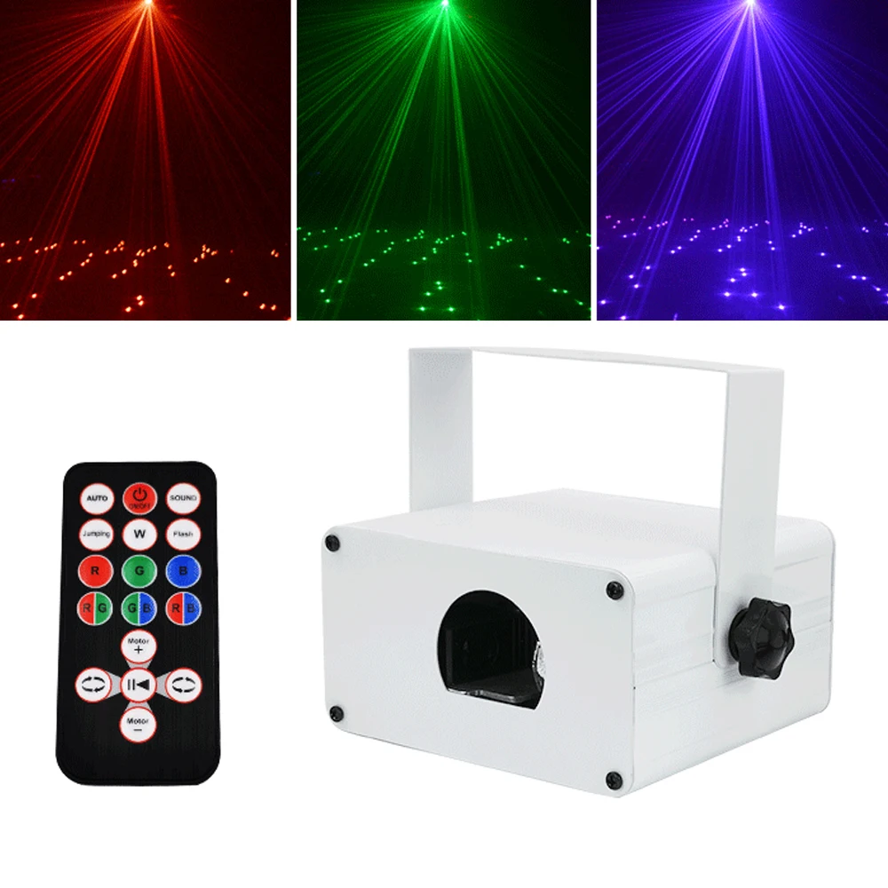 Starry Star Laser Light Home Party Light Disco Laser Stage Lights Strobe Lighting DJ Christmas Decoration Music Holiday Lighting