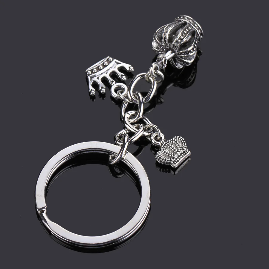 New Crown Keychain For Women Fashion Jewelry Cute Bag Car Pendant Friends Key Chain Original Gifts