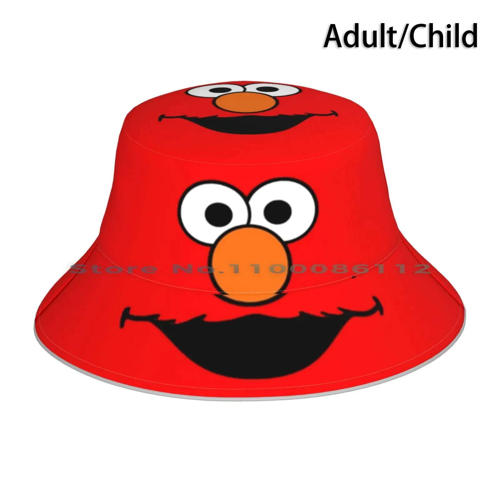 Elmo Bucket Hat Sun Cap Elmo Katy Elmo Foldable Outdoor Fisherman Hat