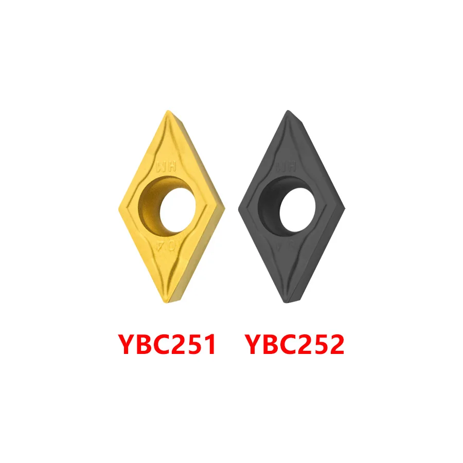 Il carburo DCMT070204 DCMT070208-HM DCMT11T304 DCMT11T308-HM YBC251 YBC252 inserisce la taglierina interna di tornitura dello strumento del tornio di CNC, per SDJCR