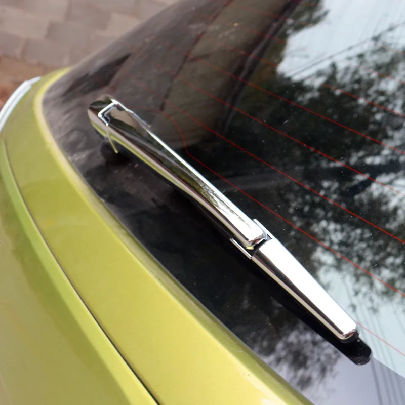 

For Suzuki Vitara accessorie 2016-2018 styling trim ABS chrome car rear wiper nozzle cover tail window frame lamp 3pcs