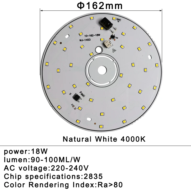 LED電球,3W,6W,12W,18W,220V,240V,スマート電球,ダウンライト用の自然な白色LEDランプビーズ