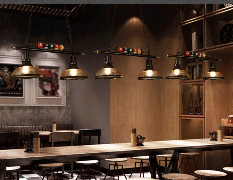 Kreative Pool Tabelle anhänger licht Loft Dekorieren Küche Restaurant Bar Cafe bauernhaus beleuchtung Indoor hause lustre suspension – Detail 7