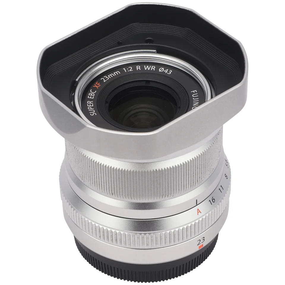 FUJIFILM XC 35mm F2 レンズ用 シルバーメタルレンズフード