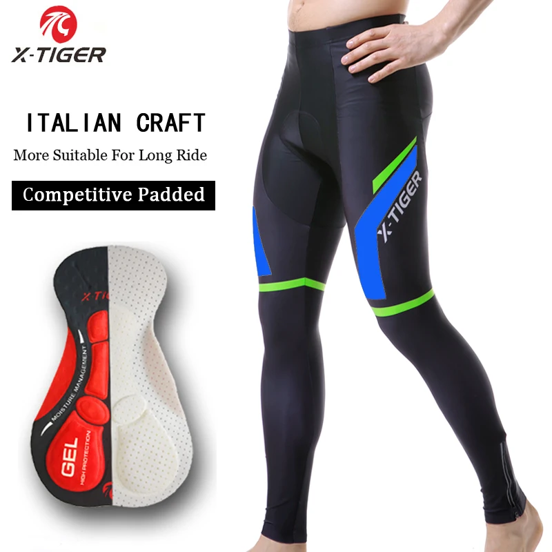 

X-TIGER Spring 5D Pad Breathable MTB Bike Trousers Mountain Bicycle Tights MTB Ciclismo Pantalones Cycling Pants For Man