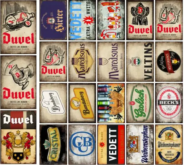 Duvel Australia Beer TIN SIGN Custom Wall Poster Painting PUB Room Bar Hotel Decor WX4