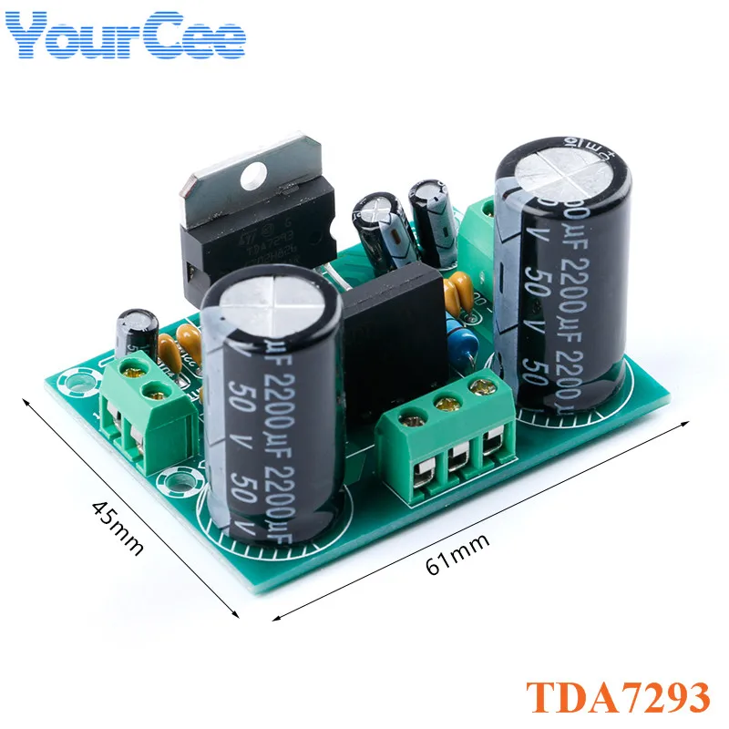 TDA7293 100W High Power Digital Audio Mono Amplifier Board AC 12V-32V Wide Voltage Module Single Channel DIY