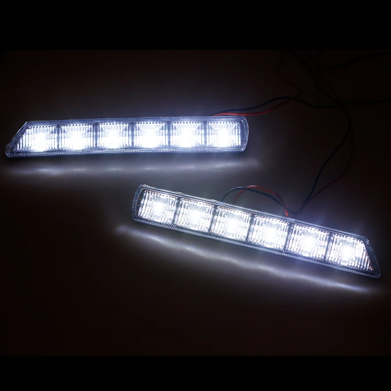 1 Pair LED Daytime Running Light DRL Lamp Waterproof Fog Lamp For Mitsubishi Outlander Sport RVR ASX 2010 2011 2012