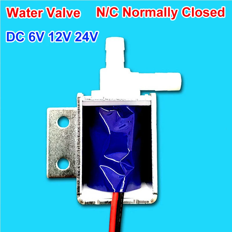 

1PCS DC 6V 12V 24V N/C Normally Closed Micro Solenoid Valve Water Valve Mini Electric Water Liquid Air Gas Valve Discouraged