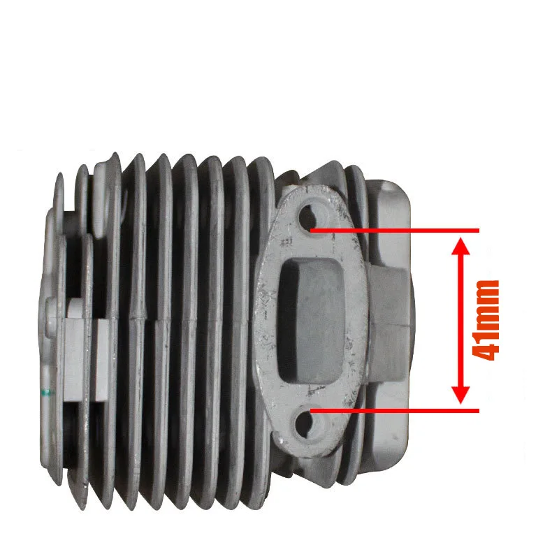 Kit pistone cilindro soffiante foglia 48mm adatto per spruzzatore motore benzina 1E48F 6300 Zylinder pistone anelli anelli clip