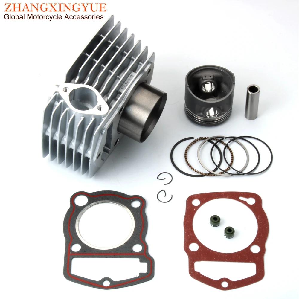 Motorcycle 56.5mm Cylinder Kit for Derbi Senda Baja 125 SM 2008- 2012 862724 125cc 124CM3 Engine 4-Stroke