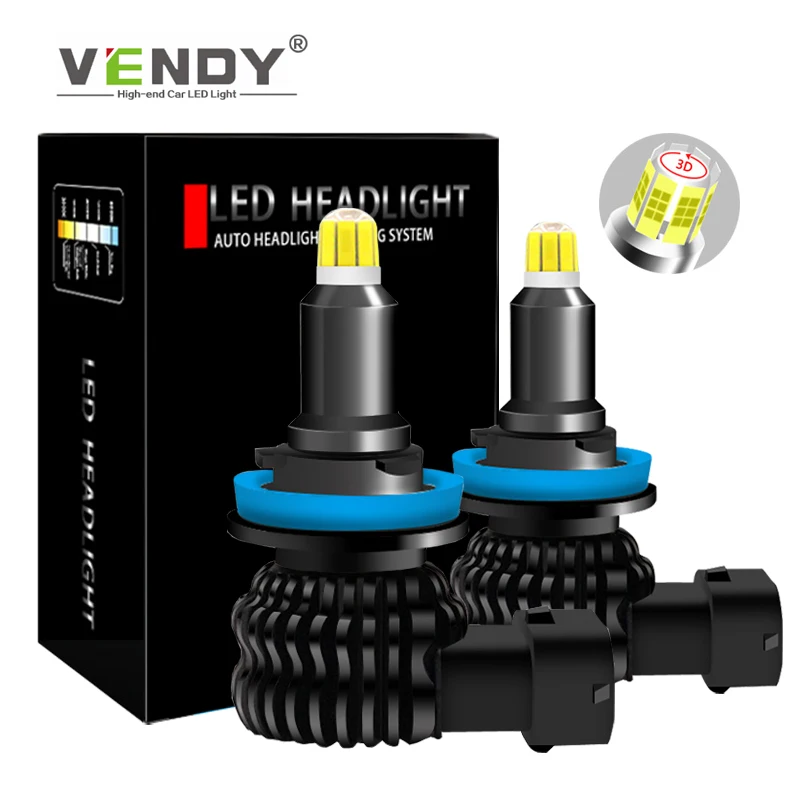 

2x LED Car Headlight Bulb HB3 9005 HB4 9006 H1 H7 H8 H11 H9 Canbus Auto Fog Light For nissan qashqai j11 10 juke x trail t32 t31