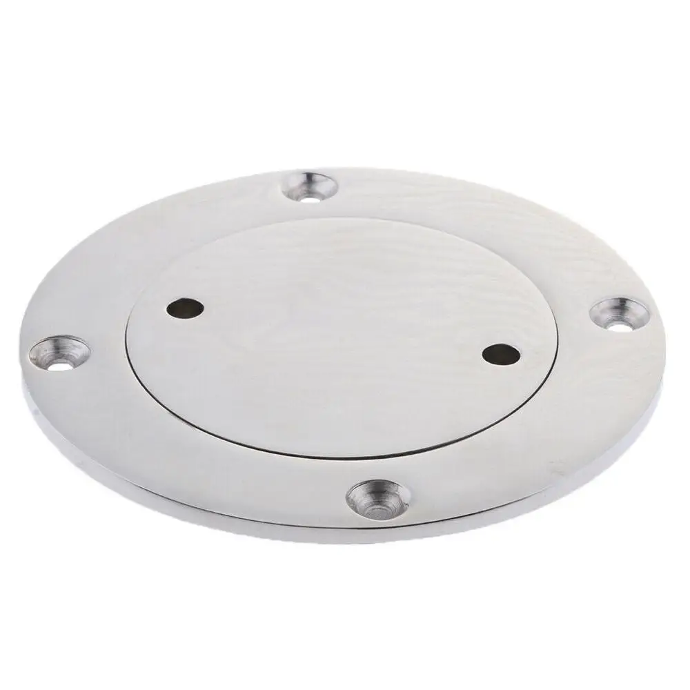 

ISURE MARINE Boat 316 Stainless Steel 3''Deck Plate Waterproof/Access Cover/Deck Plate/Hatch Cover Hardware Fittings