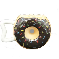 Creative 3D stereoscopic Donut Ceramics Mugs coffee mug Milk Tea office Cups Drinkware the Best birthday Gift with gift Box