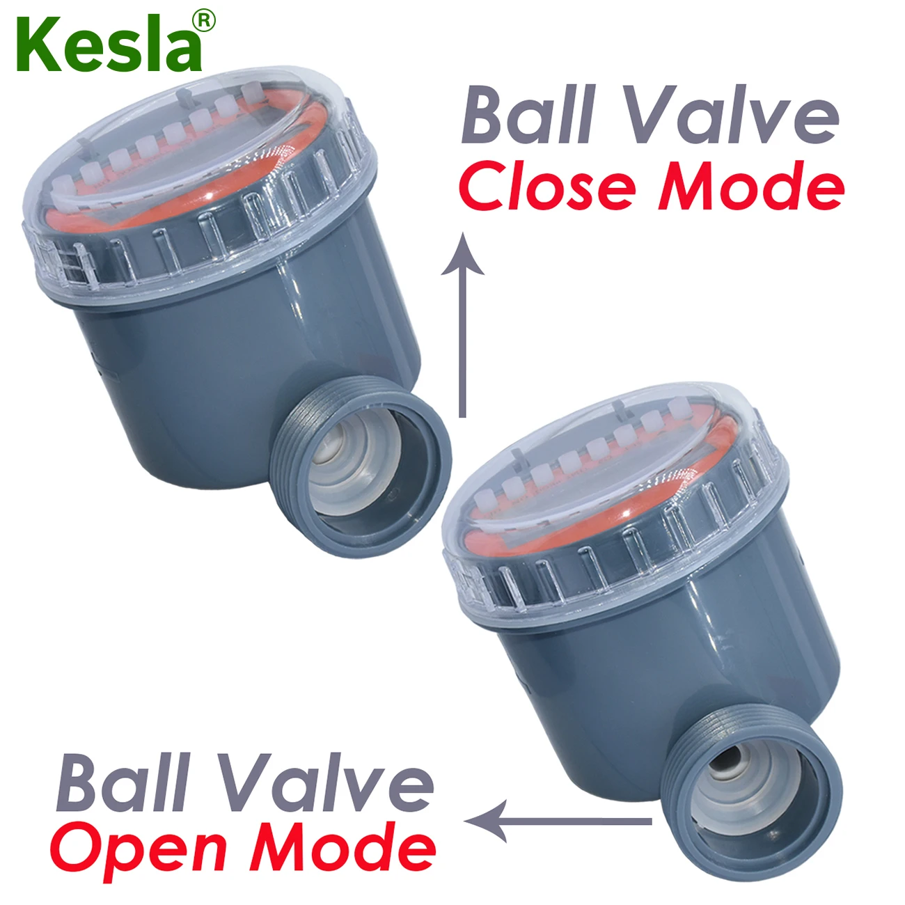 KESLA Automatic LCD Display Ball Valve Water Timer Electronic Watering Irrigation Controller for Home Garden Irrigation