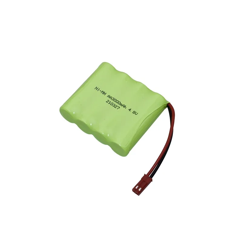 1-5PCS 4.8v 3000mAh NiMH Battery For RC Cars Robots Tanks Gun Boats AA 4.8v Rechargeable Battery Pack With JST Plug