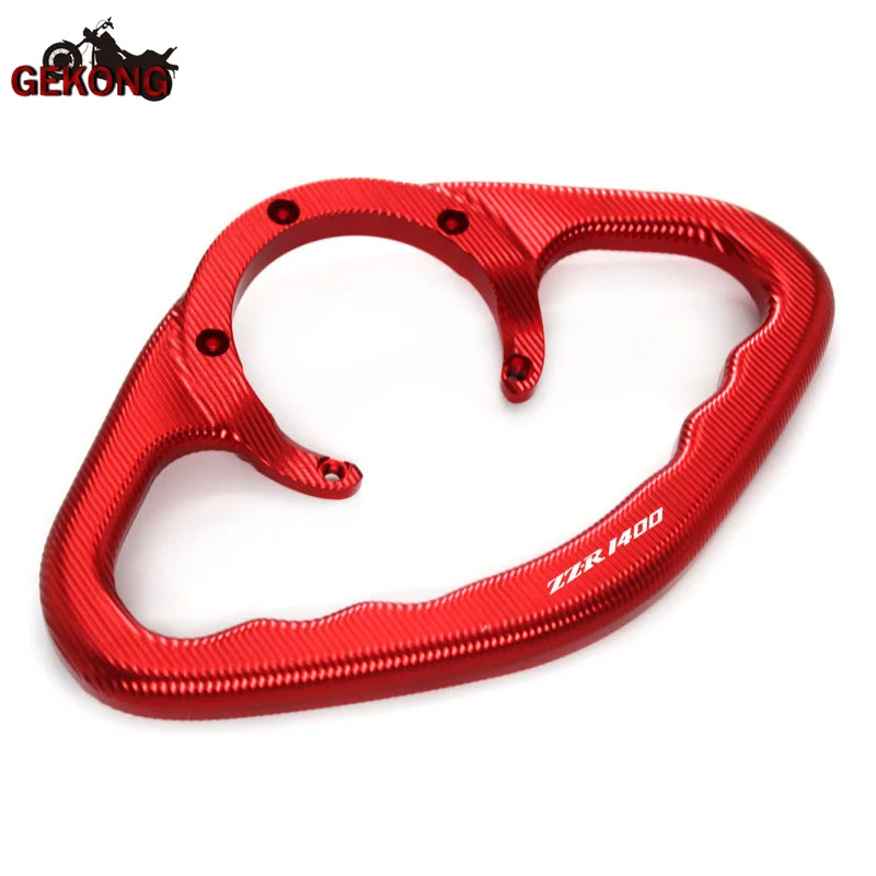 Motorcycle Passenger Handgrips Hand Grip Tank Grab Bar Handle Fit For ZZR1400 ZZR 1400 2006-2009 CNC Accessories