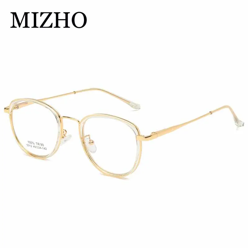 MIZHO Anti Blue Rays Computer Glasses Women Blue Light Gaming Glasses Men Protection Myopia Spectacles Prescription Optical tr90