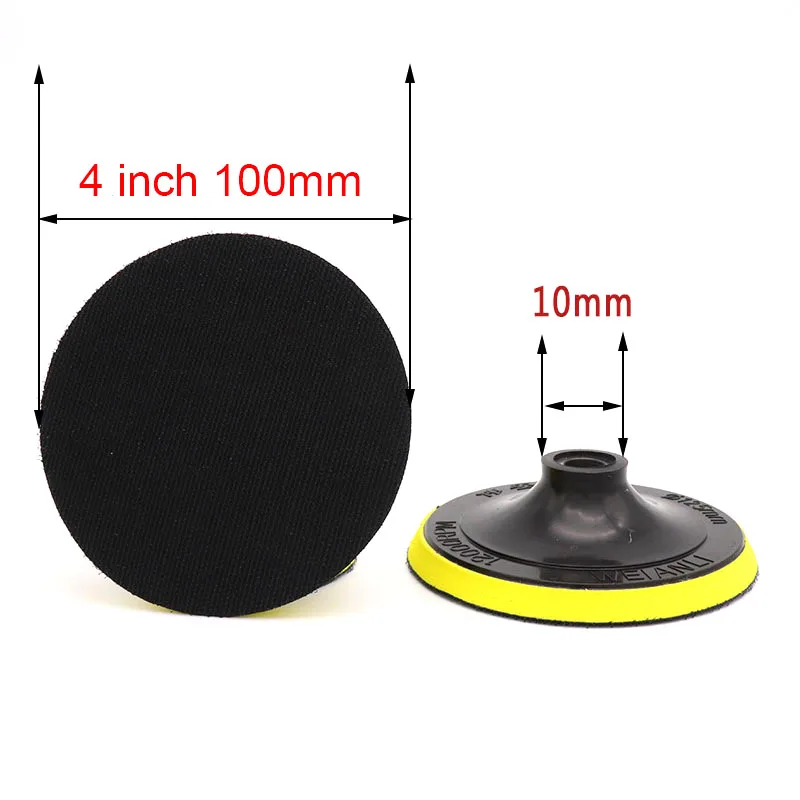 Self-Adhesive Plastic Suction Cup Polishing Pad 3"/4"/5"/6"/7" Sandpaper Polishing Disc Electric Polishing Machine Angle Grinder