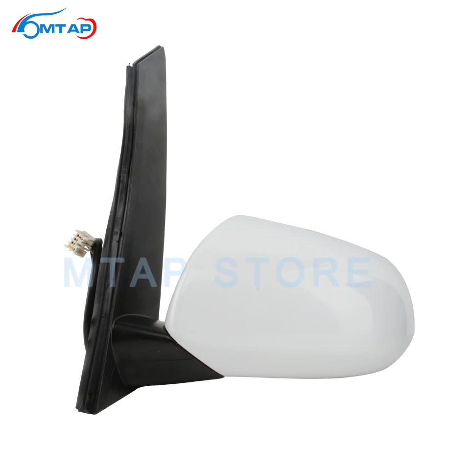 MTAP Car Exterior Rearview Door Mirror Assy For HONDA ODYSSEY RB1 2005 2006 2007 2008 5-PINS Blue Lens / White Lens