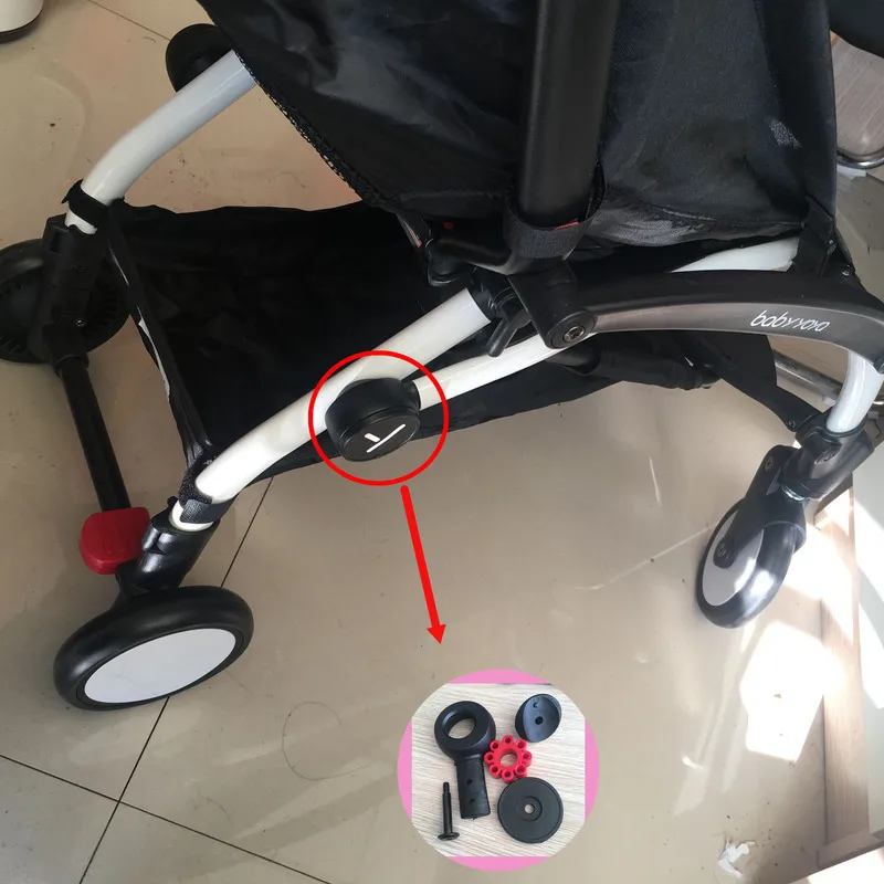 Babyyoya Yoyo Yoya BabyThrone Baby Time Stroller Point Adapter Connector For Folding Pram Stroller Original Accessories