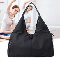 Nylon Sports Yoga Gym Bag para mulheres, treinamento, alça ajustável, seco e molhado, separado, impermeável, fitness ao ar livre, bolsa de viagem