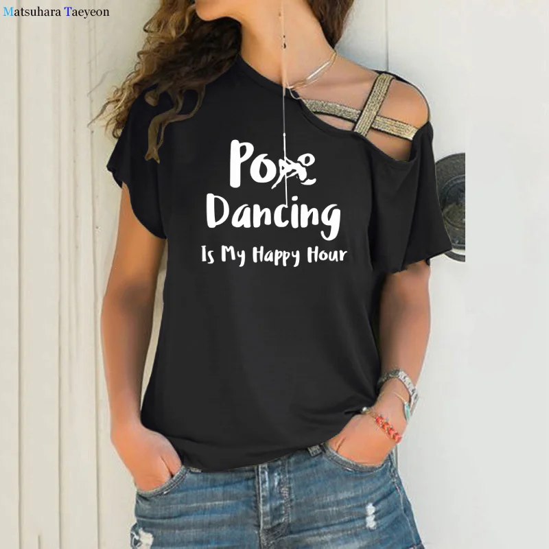 This Is My Pole Dancing Funny T-shirt Women Clothing Casual Short Sleeve Tops Tees Dancing Lover Oversized Shirts for Women