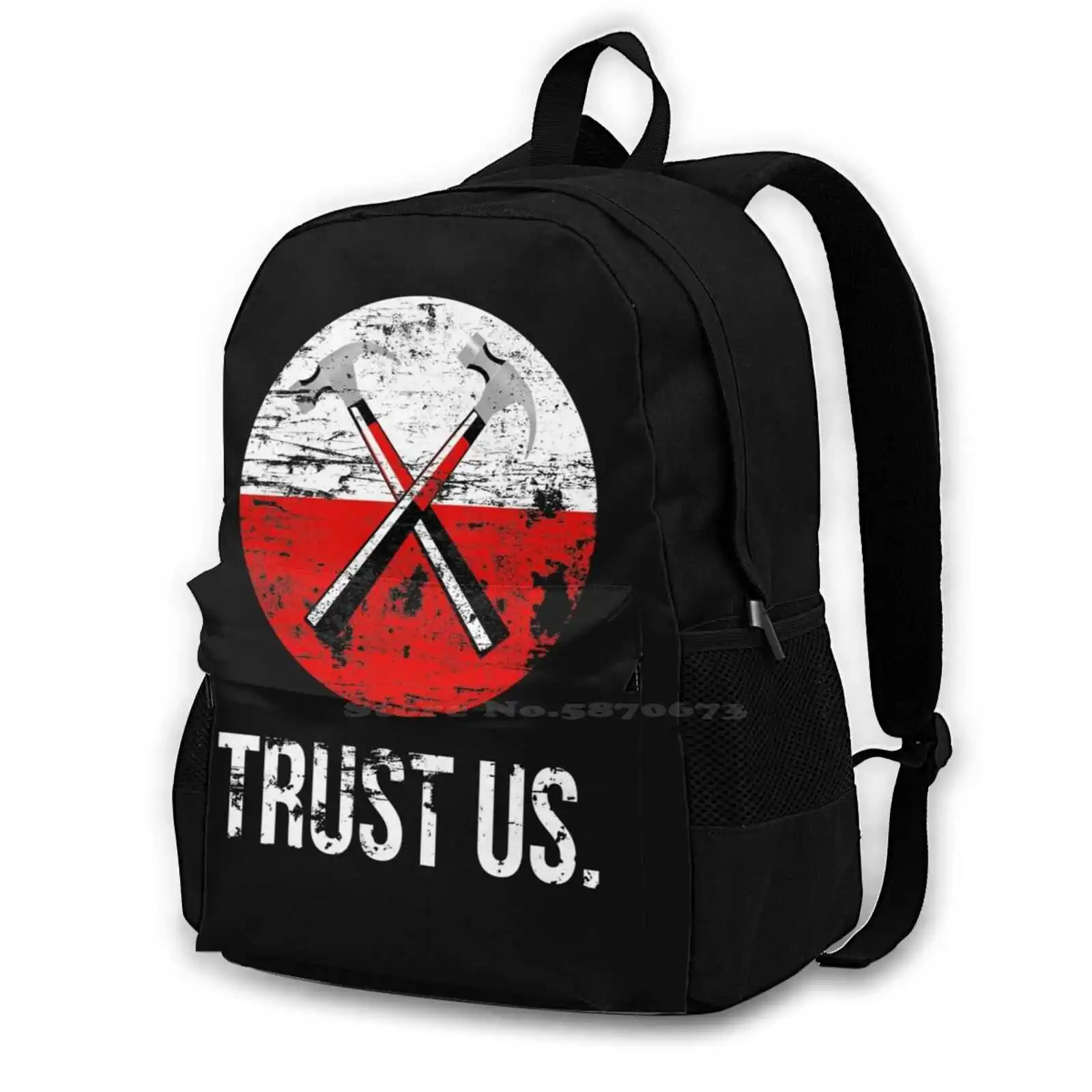 Trust Us Worn Backpacks For School Teenagers Girls Travel Bags Trust Us Worn