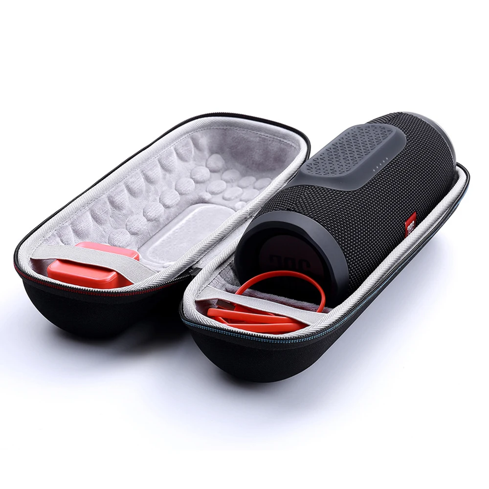 2 in 1 Fest EVA Zipper Carry Lagerung Box Tasche + Weiche Silikon Fall Abdeckung für JBL Ladung 3 Bluetooth lautsprecher für JBL Charge3 Spalte
