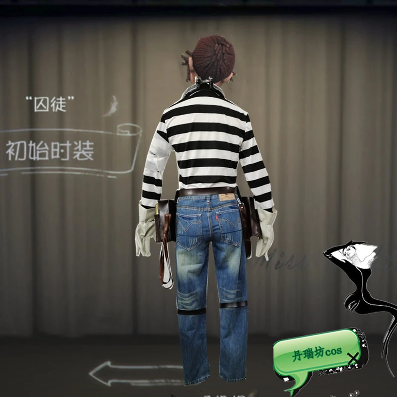 Identity V Cos Prisoner Luca Balsa Anime Man Woman Cosplay High-quality Clothes Survivor Original Skin Uniforms Costume Set