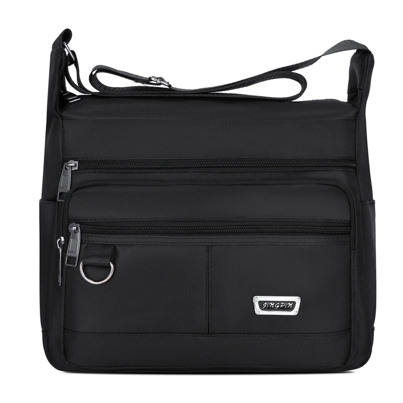 Mężczyźni Oxford torba podróżna na ramię Casual Crossbody torby dobra Qualtiy torebka męska torba podróżna Retro Tote torba na zamek błyskawiczny