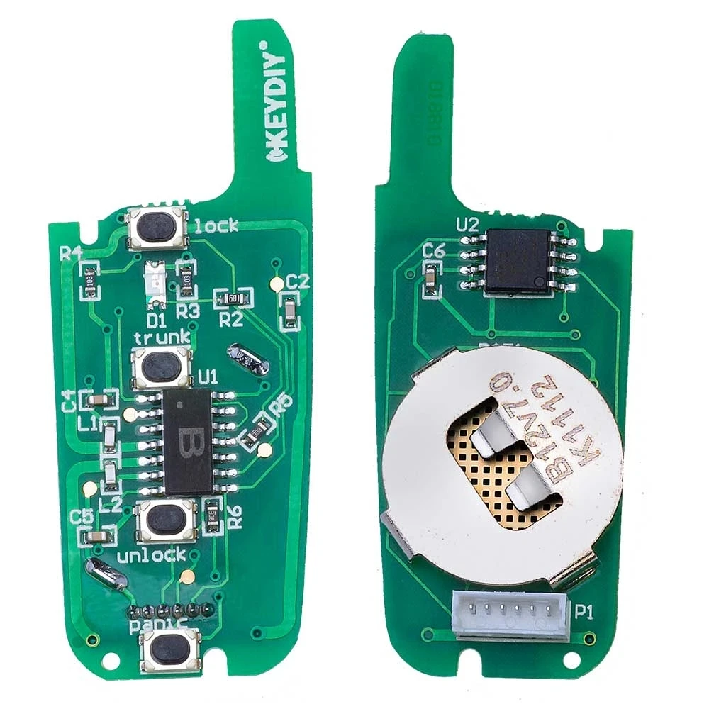 KEYECU OUCD 6000022 Verbesserte 4 Tasten für Ford Flex Focus Fusion Edge Escape Mustang 4D63 80Bit Chip 315 MHz Auto-Fernschlüsselanhänger – Detail 4