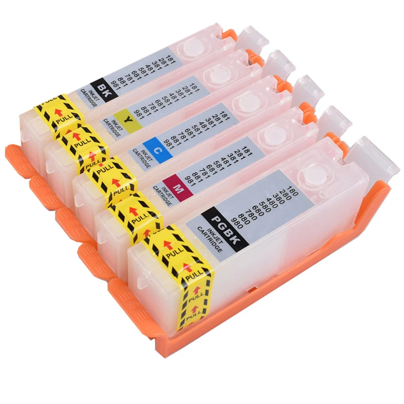einkshop PGI 480 PGI-480 CLI-481 PGI480 Refill Ink Cartridge For Canon PIXMA TS704 TR7540 TR8540 TS8140 TS6140 TS9140 TS6240