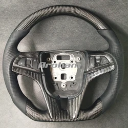 Customized Carbon Fiber Leather Steering Wheel For Chevrolet Cruze Hatchback Sedan 2009 2010 2011 2012 2013 2014