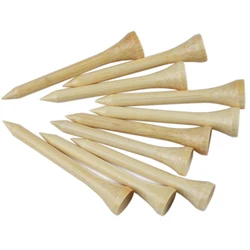 100Pcs Golf Tees Bamboo Tee Golf Balls Holder 4 Sizes Available Stronger than Wood Tees Drop Ship Golf Training Aids