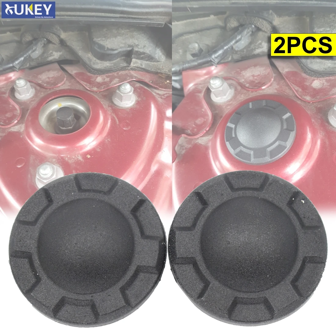 Pair Car Shock Absorber Protection Cover Trim Waterproof Dustproof Cap For Mazda 3 Axela CX-5 KE Suspension Front Strut Covers