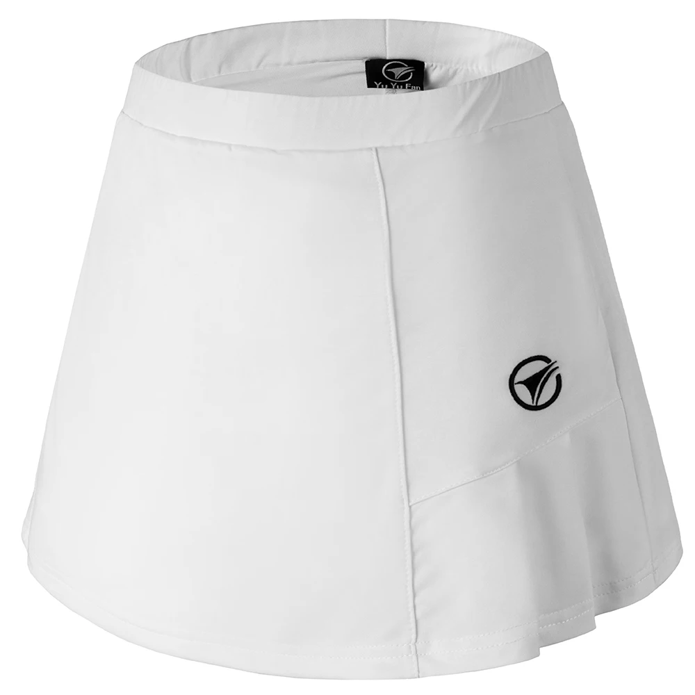 تنورة رياضية نسائية مع شورت ، تنانير تنس الطاولة ، قابلة للتنفس ومضادة للتسرب ، لليوجا والتمارين الرياضية #2