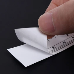 Self Adhesive Metric Measure Tape Vinyl Silver Rulers For Sewing Machine Sticker