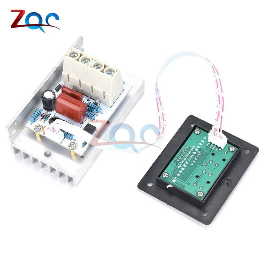 AC 220V 80A Power Regulation 10000W SCR LED Digital Electronic Voltage Regulator Speed Control Light Dimmer Thermostat